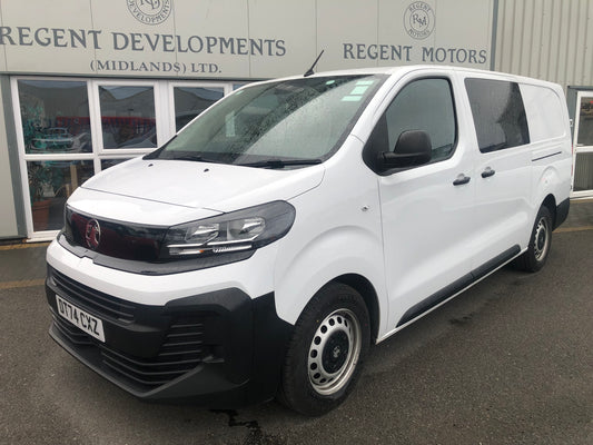 2024/24 VAUXHALL VIVARO XL 6 SEAT CREW VAN