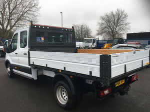 2016 / 66 FORD TRANSIT 350 CREWCAB TIPPER 125 psi ONLY 24000 MILES